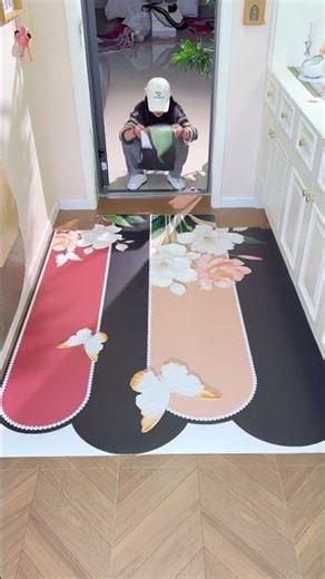 Washing door mats used to be a tiring process: remove → brush → air dry → put back on.