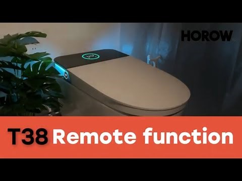 HOROW T38 Smart Toilet Remote Guide| Heated Seat, Bidet Settings, Air Dryer, and Mood Lights Control