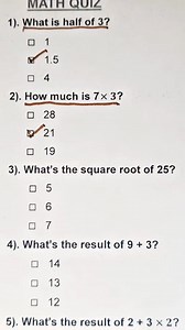 8.1K views · 50 reactions | math Quizzes -can you get all of them ? | WhizQuizz | Facebook