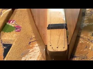 Stringing the 4 string beginner mountain dulcimers