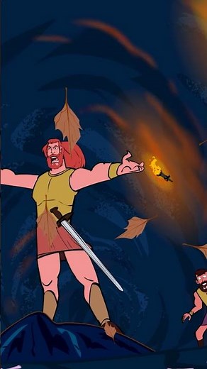 Cyclops trapping men in his cave