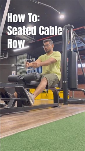How To: Seated cable row for lats