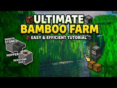 FASTEST BAMBOO FARM | Minecraft 1.21 | Easy Tutorial