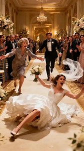 Just before I entered the sanctuary, my mother slipped a small, carefully folded letter into my hand. “Pretend to fall, immediately,” it said. I didn’t understand, but something in her gaze chilled me. So, halfway down the aisle, I purposely tripped and collapsed onto the floor. “She twisted her ankle!” my mother screamed. “Stop the ceremony! Call an ambulance, quick!” And when the paramedics arrived, what she said next plunged me into absolute shock. ========= A few minutes earlier, I was still