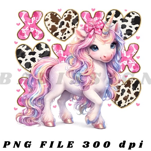 Cute Unicorn Print Png,kawaii Unicorn Clipart,pink Coquette Style,sublimation Digital Download,transparent Background - Etsy