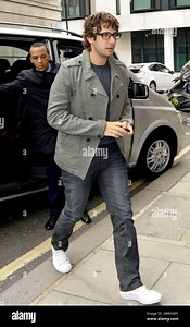 Crossover superstar Josh Groban arrives at BBC Radio 2. Josh just unveild the new video for "Higher Window," the third single from his fifth studio album "Illuminations." London, UK. 4/13/11 Stock Photo - Alamy