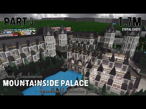 Dark Academian Mountainside Palace![Part 3/3](interior speedbuild pt 2 + exterior touches)||lizxrila