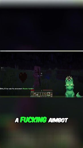 Minecraft Skeletons Have Aimbots? #shorts