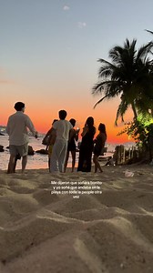 Soñé que estaba en la playa con toda la people — sueño bonito
