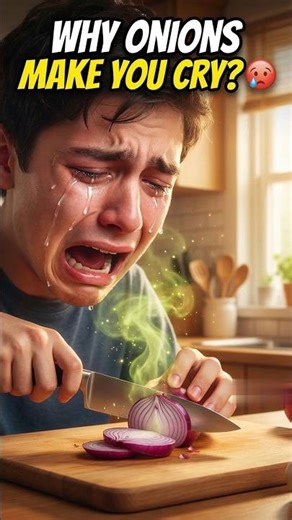 Why Do Onions Actually Make You Cry? 🧅😭 #onionhack
