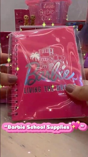 Barbie School Supplies Unboxing ✨ | Cute Notebooks & Agenda