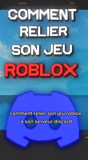 Relier son jeu Roblox à son serveur discord ! #robloxbuild #codelow #gamedev #devfr #roblox #discord