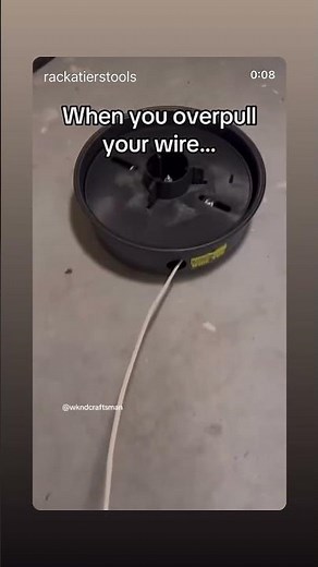 The cleanest way to unroll electrical wire #electrician #hack