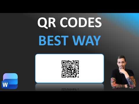 Word Tips - Easy QR Codes | No Add-Ins | No Formulas
