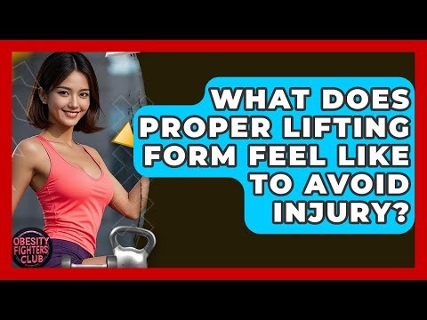 What Does Proper Lifting Form Feel Like To Avoid Injury? - Obesity Fighters Club