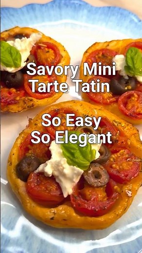 Savory Mini Tarte Tatin Elegant and Easy