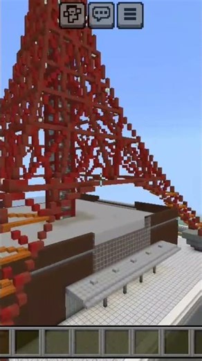 Tokyo tower in Minecraft