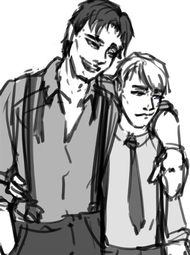 Heartfelt Animation of Steve Rogers and Bucky Barnes