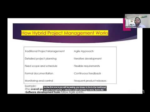 Live Webinar on Blending Project Management with Agile: The future of successful projects