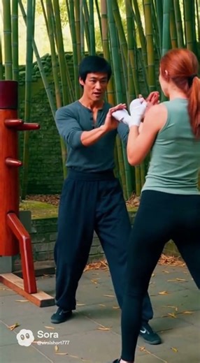 Bruce Lee teaching JKD to Debbie Hooper #viralshort
