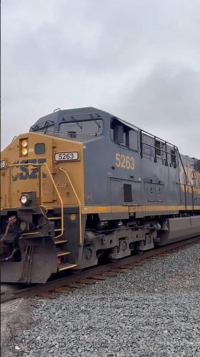 CSX I008 Intermodal Double Stack Train from Greenwich, Ohio 11/8/2025 #csx #train #railroad #shorts