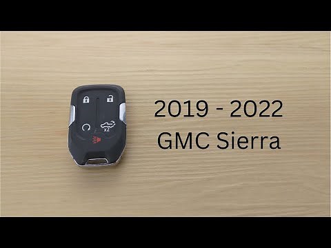 2019 - 2022 GMC Sierra Remote Key Fob Battery Replacement How To Change Key Fob Batteries Quick