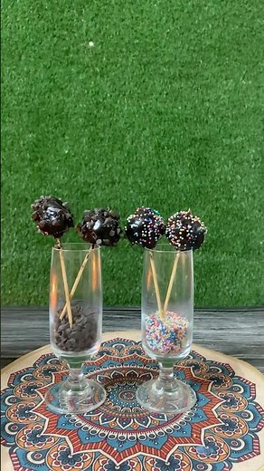Chocolate Cake Pops Recipe | Easy No-Bake Cake Pops at Home 🍭✨ #cakepop #cake #viral