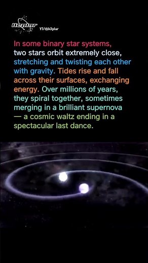 💫 Binary Stars: A Cosmic Dance of Gravity and Fire