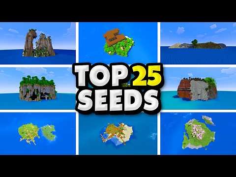 Top 25 SURVIVAL ISLAND SEEDS For Minecraft 1.21.10!