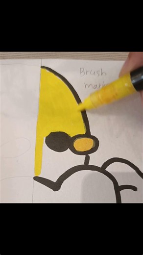 1K likes for the next part??#olivertree #shorts #recommended #posca #acrylicmarkers #brushmarkers