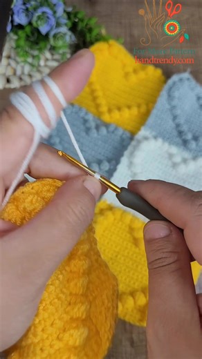 Easy One-Row Blanket Border Pattern #blanket #diy #crochet | Nasıl Yapılır TV