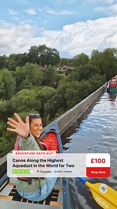 It's time to do something epic  Canoe across the highest Aquaduct in the world, soak in the beautiful scenery and take a peak over the 126ft drop, if you dare! | Virgin Experience Days | Facebook