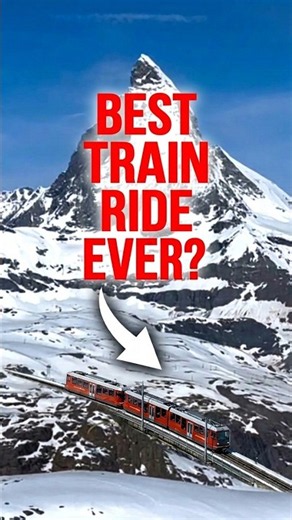 Why this train ride costs a fortune (and why it's worth it) 💸 #switzerland #travelhacks #matterhorn