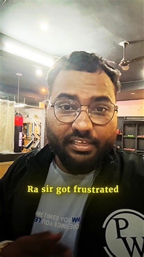 RA sir Got frustrated 🥴 #shorts #ytshorts #physicswallah #rababa #jee #iit