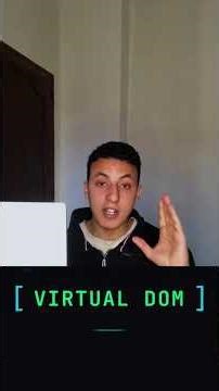 ايه هو ال virtual dom وبيعمل اي ؟