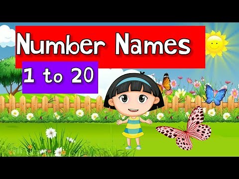 🎶 Learn Number Names 1 to 20 🔢 | Fun Spelling & Pronunciation for Kids! 🌟 Easy Learning!
