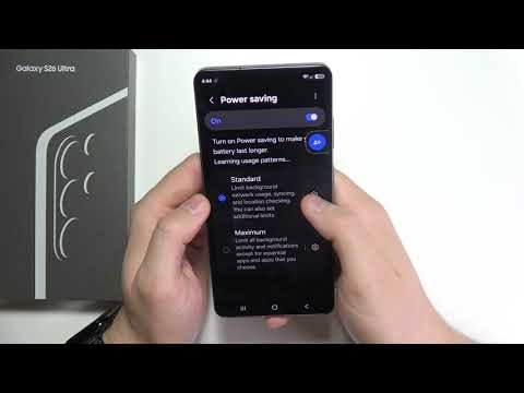 Samsung S26 Ultra: How to Turn On Battery Saver (Power Saving Mode)