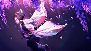 Shinobu Kochou Insect Hashira Kimetsu No Yaiba HD Live Wallpaper For PC
