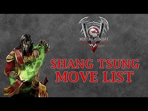 Mortal Kombat Deadly Alliance - Shang Tsung Move List