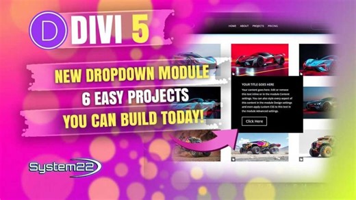 Divi 5 Dropdown Module: 6 Interactive Projects | Jamie Henry posted on the topic | LinkedIn