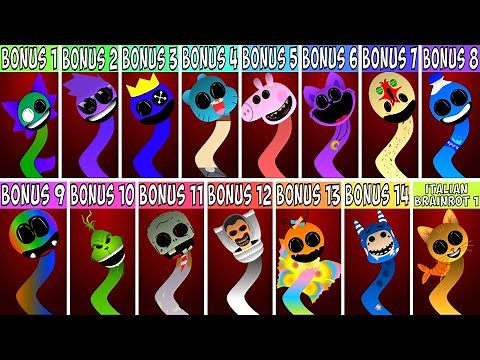 Incredibox Sprunki ALL Phase 3 BONUS Characters