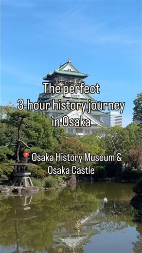 Osaka History Museum to Osaka Castle 🇯🇵 | 3-Hour History Route