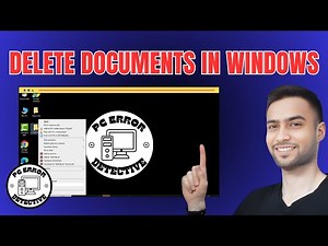 How to delete Documents in Windows 10