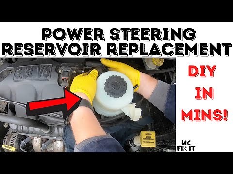 Power Steering Reservoir Replacement to Dodge Caravan / Town and Country 2002 (Complete Guide)