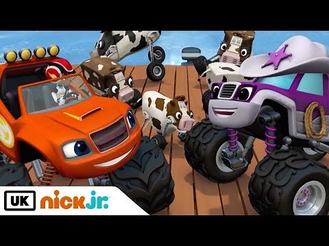 'Cattle Drive' Blaze and the Monster Machines | Nick Jr. UK