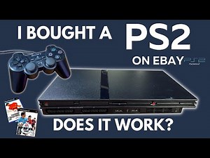 RETRO GAMING : Unboxing and setting up a PS2 Lite I purchased on Ebay to work with a 4k Monitor