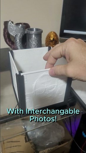 Custom 3D Printed Lithophane Light Box