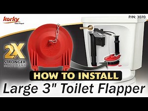 How to Install a 2x Long-Life Large 3" Flapper