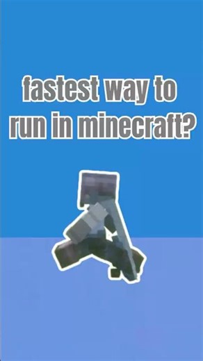 what is the fastest way to move in Minecraft? #minecraft #fast