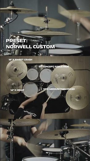 Zildjian ALCHEM-E E-Kit | Check out our preset Norwell Custom